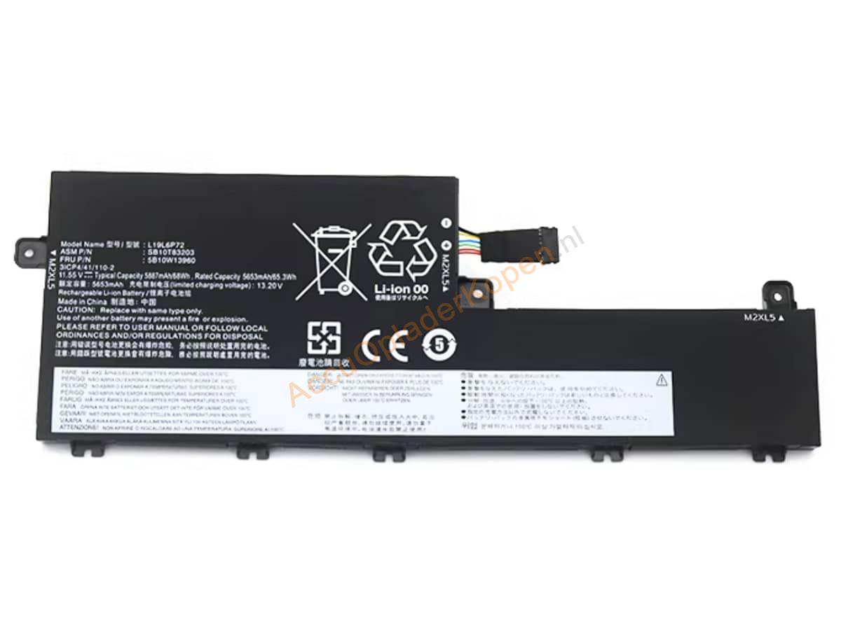 Accu voor LENOVO L19C6P72