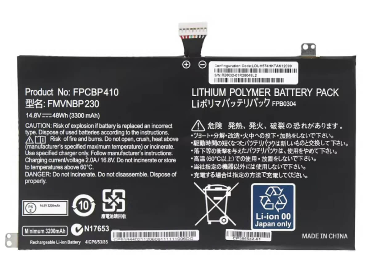 compatibile con LifeBook UH574 FUJITSU