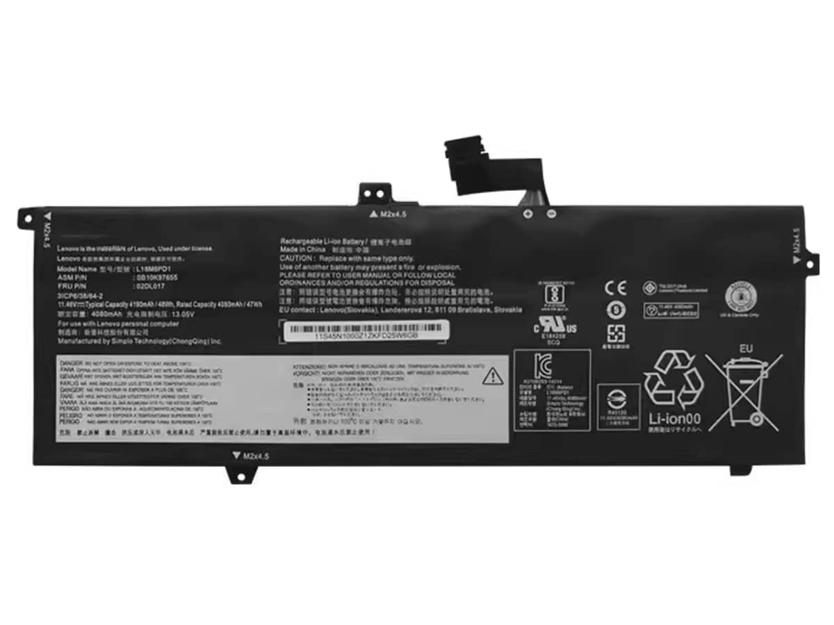 compatibile con ThinkPad X13 Gen 1-20T2007DUS LENOVO