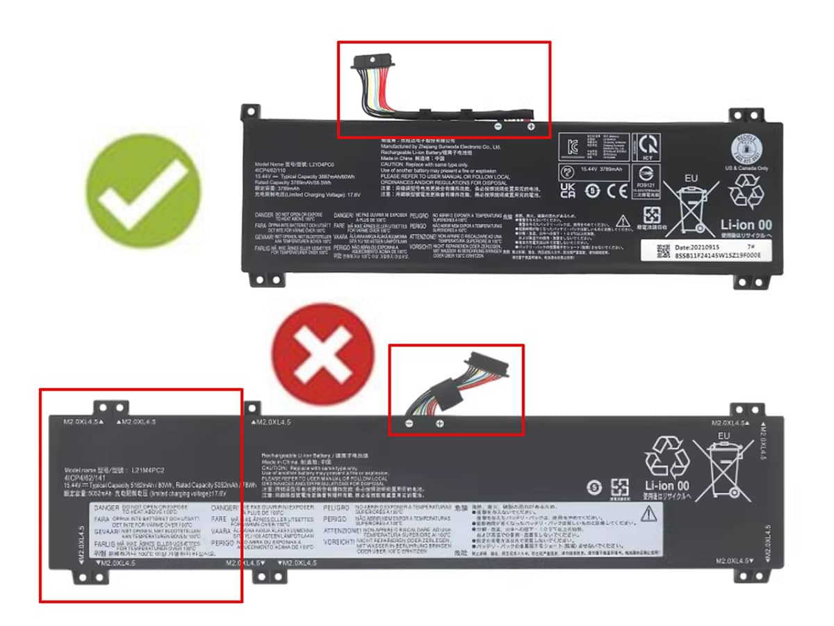 compatibile con Legion 5 15IAH7-82RC00A8HV LENOVO