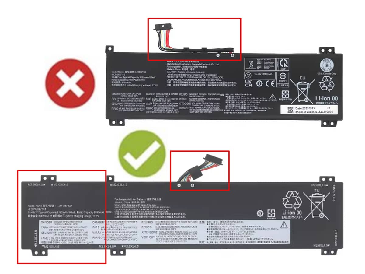 compatibile con Legion 5 15IAH7-82RC00A8HV LENOVO